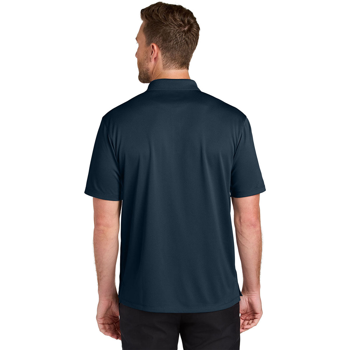 Port Authority Men's River Blue Navy Wearever Performance Pique Polo