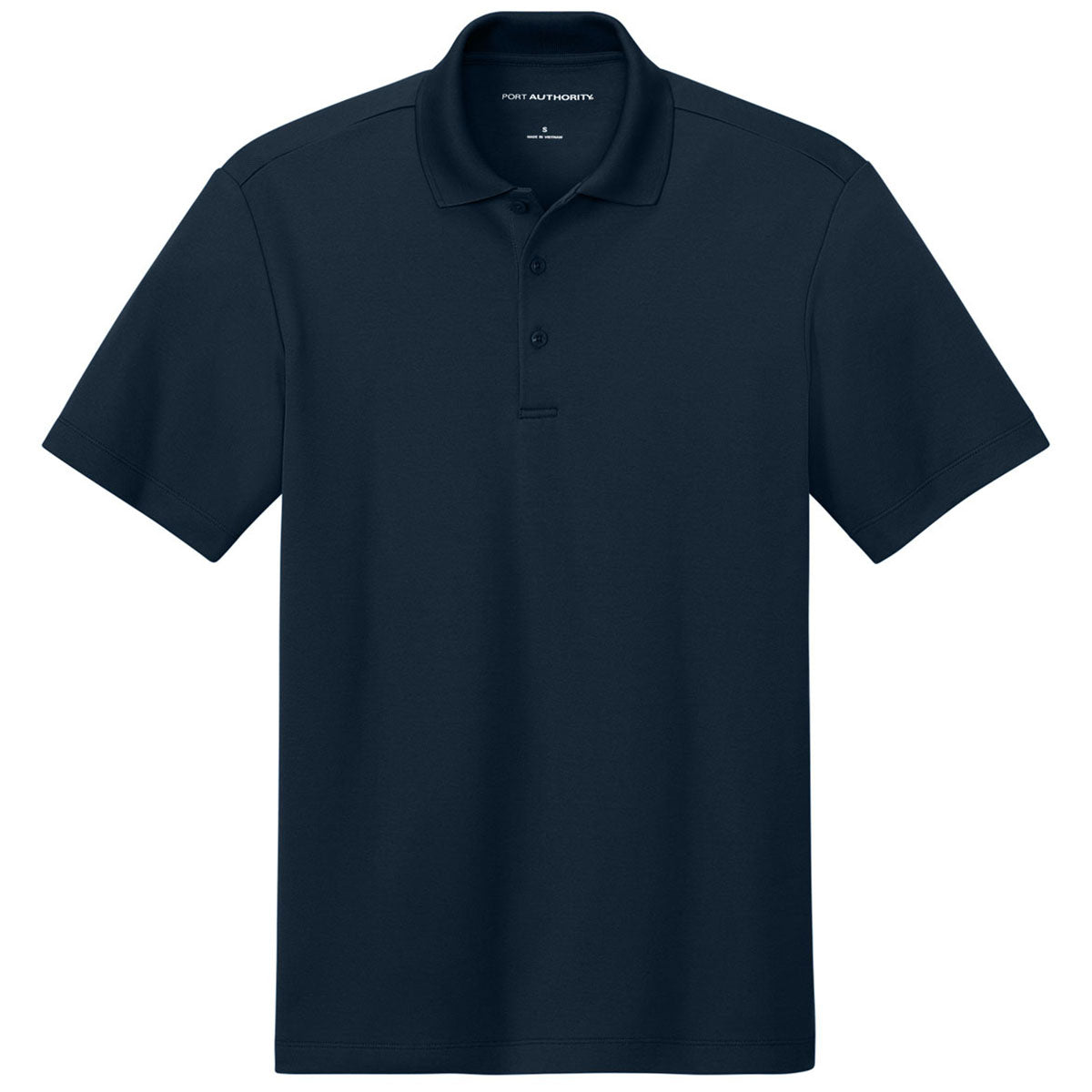Port Authority Men's Night Navy Plaited Pique Polo
