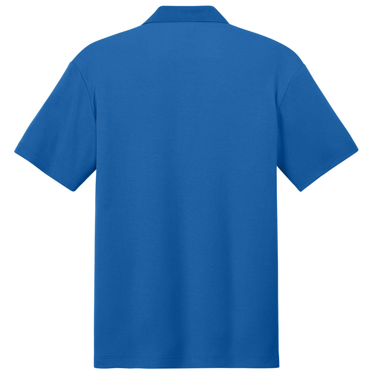 Port Authority Men's Strong Blue Plaited Pique Polo