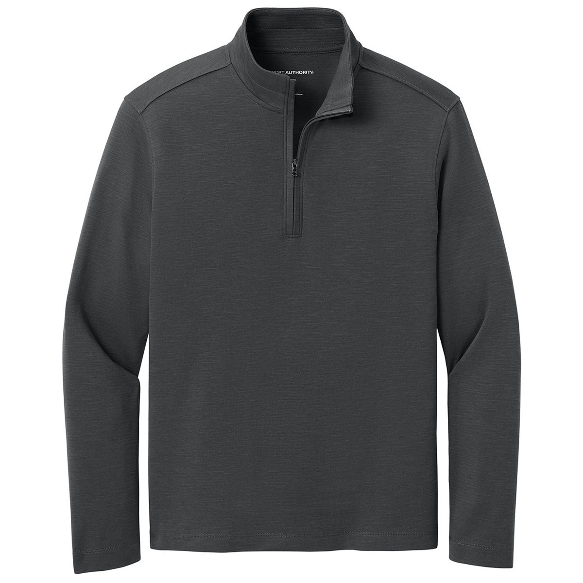 Port Authority Men's Grey Steel Breakwater 1/4-Zip Pullover