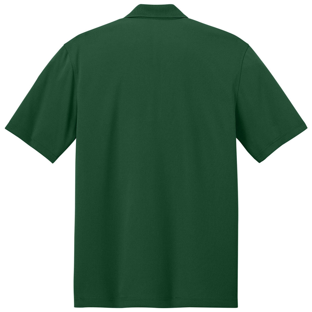 Port Authority Men's Hunter Green Dry Zone Stain-Release Grid Polo