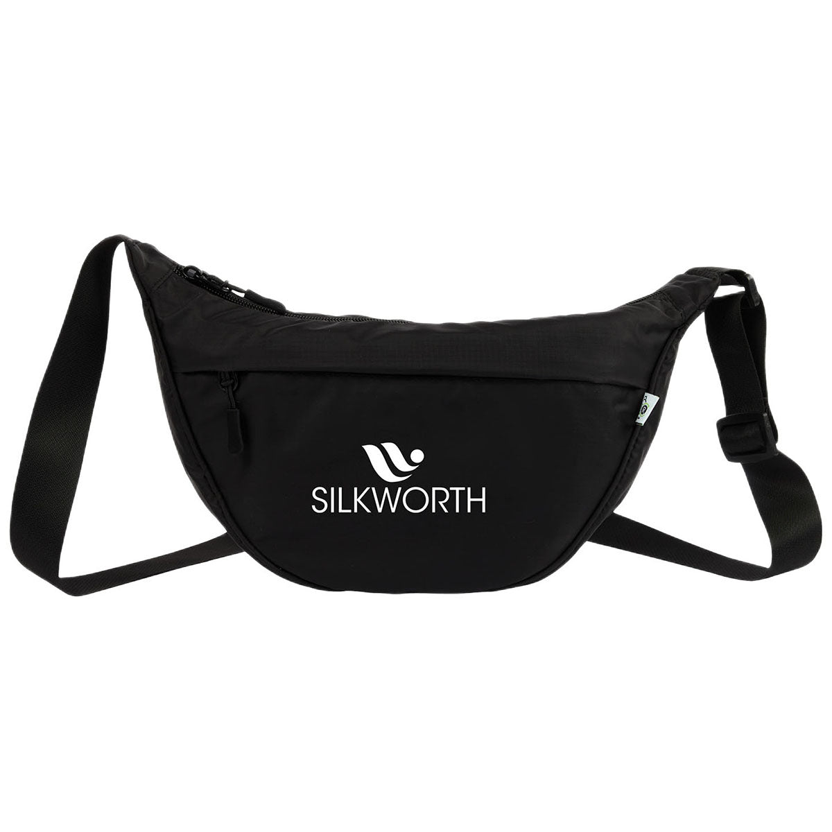 Logomark Black Misha Repreve Crossbody Shoulder Bag