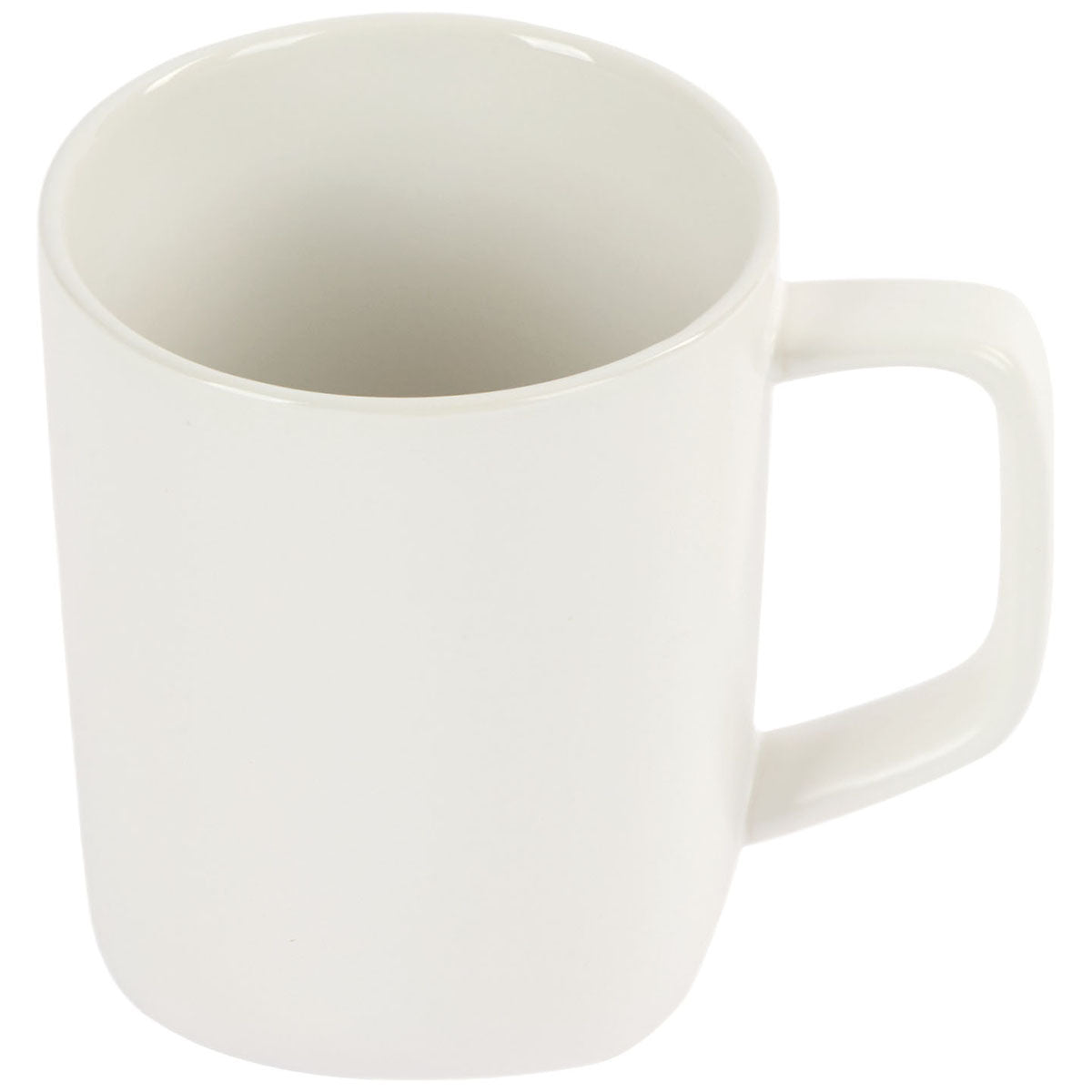 Logomark White Lisbon 18 oz. Recycled Ceramic Mug