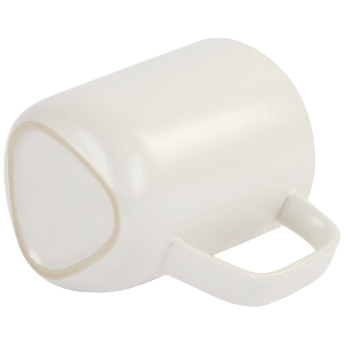 Logomark White Lisbon 18 oz. Recycled Ceramic Mug