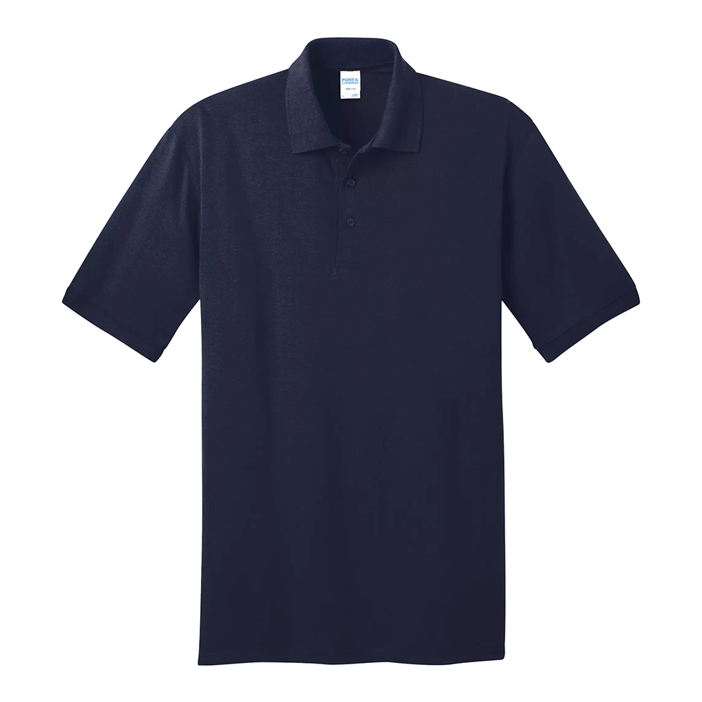 Port & Company Men's Deep Navy Core Blend Jersey Knit Polo