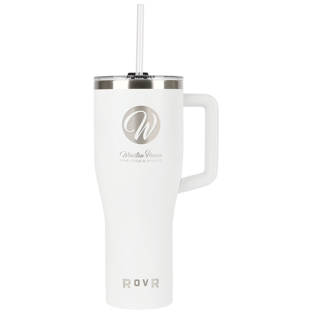 RovR White 40 oz. Vacuum Insulated Travel Tumbler