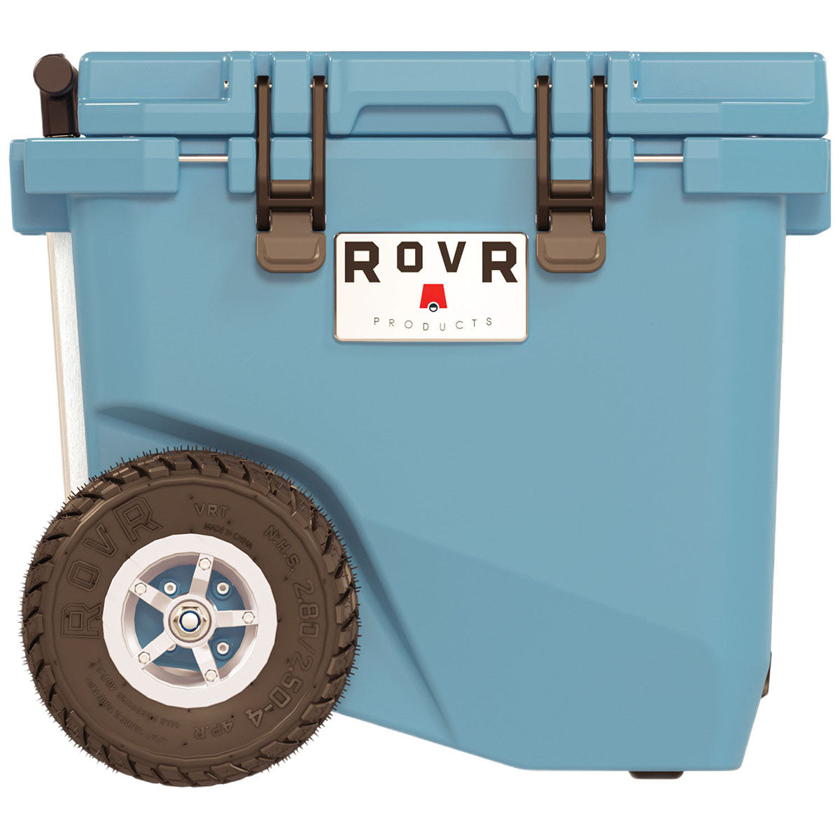 RovR Light Blue RollR 45qt Wheeled Hard Cooler