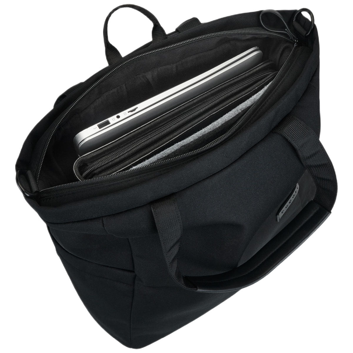 Bugatti Black Madison Convertible Backpack / Tote