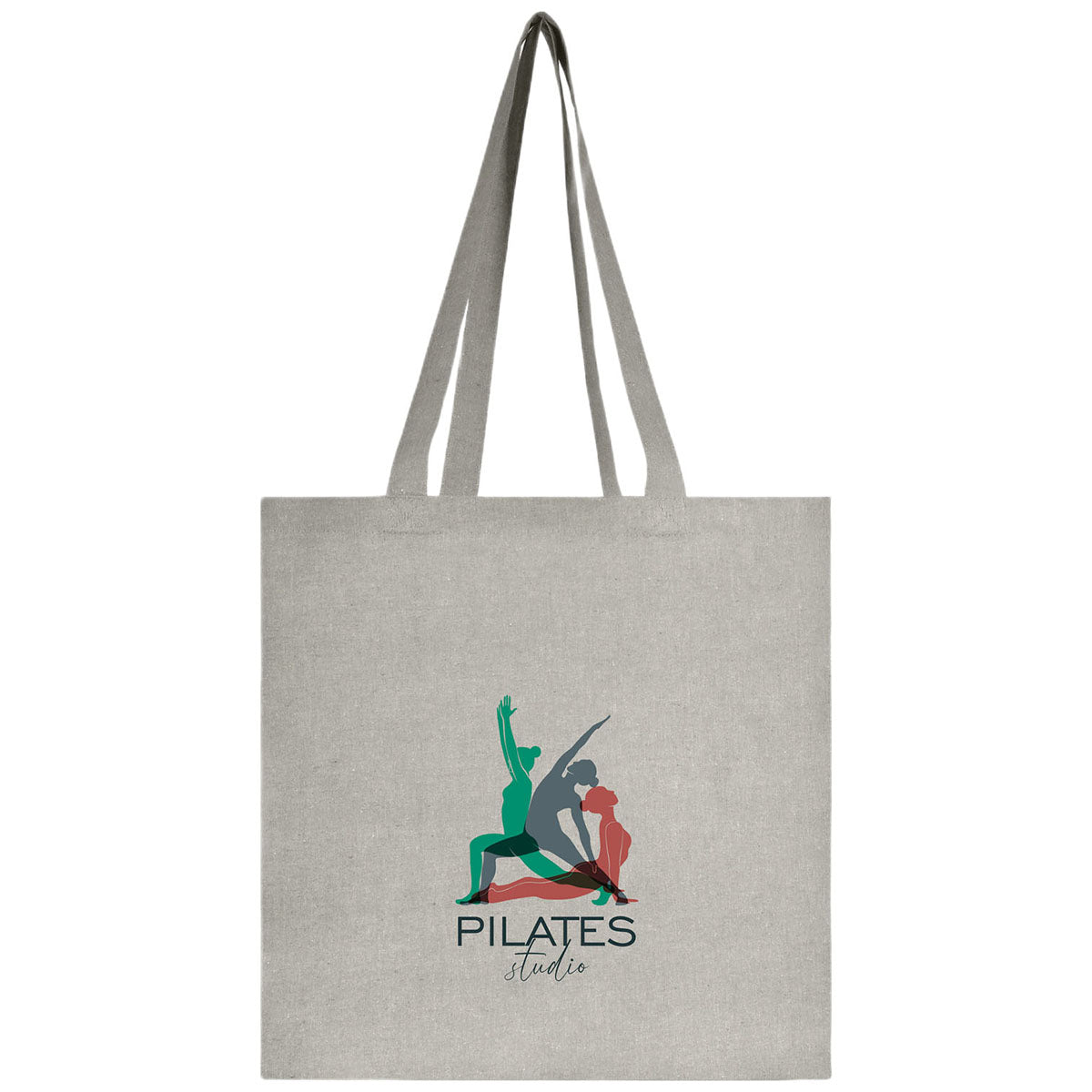 Logomark Grey Vitality 4.5 oz Recycled Cotton Tote Bag