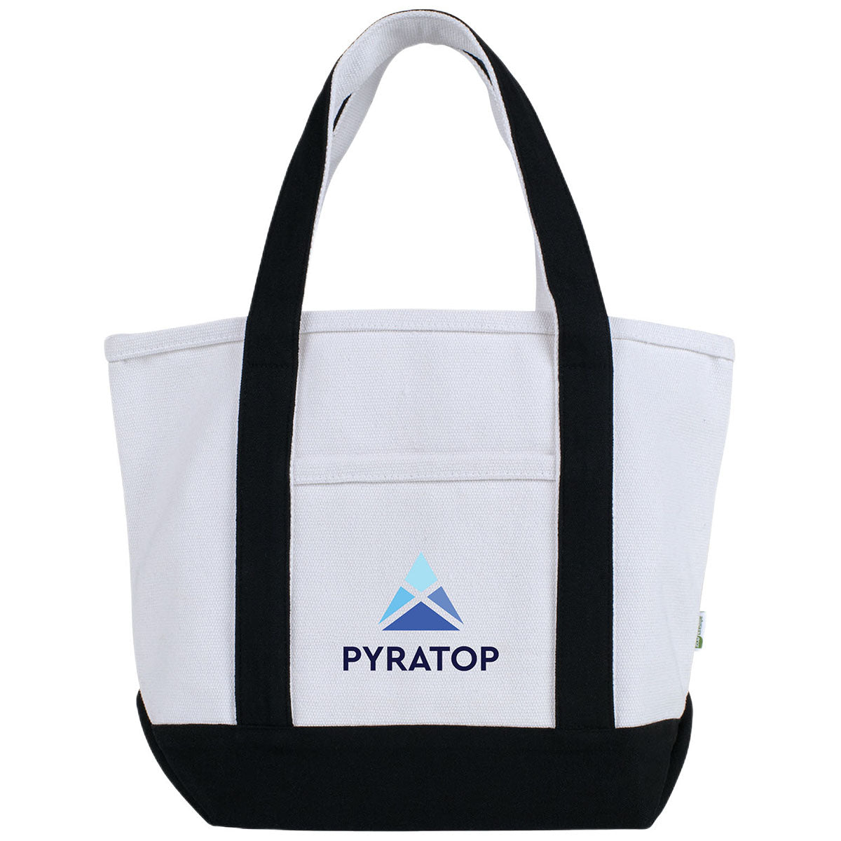 Logomark Black Roan Mini 24 oz. Recycled Canvas Tote