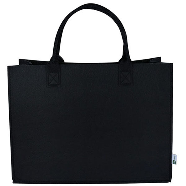 Logomark Black Remy Recycled Gussetted Tote Bag