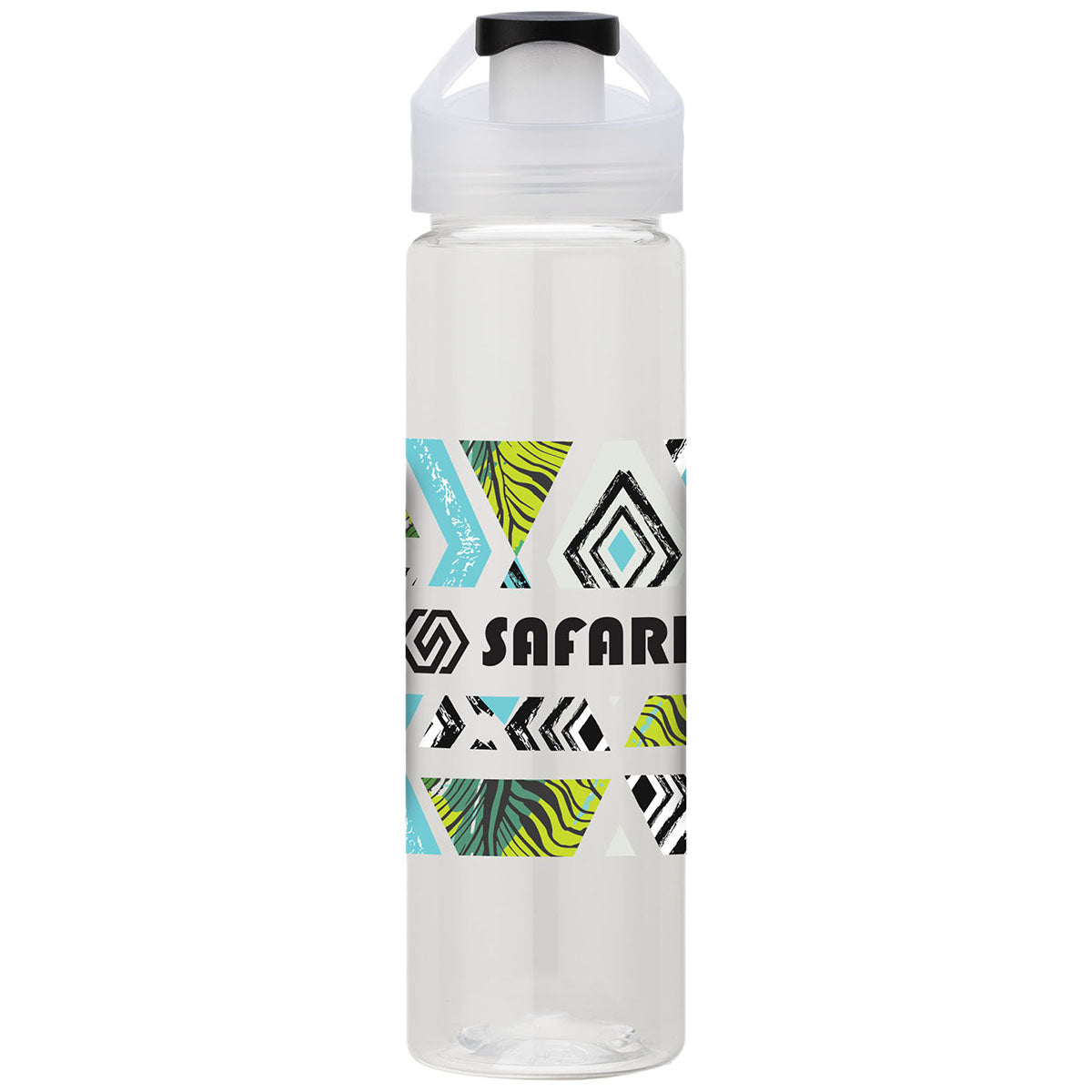 Logomark Black NEWPORT VII 25 oz. PET Bottle with Chug Spout