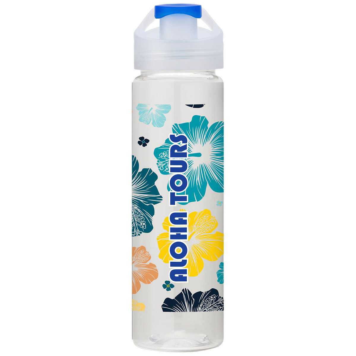 Logomark Blue NEWPORT VII 25 oz. PET Bottle with Chug Spout