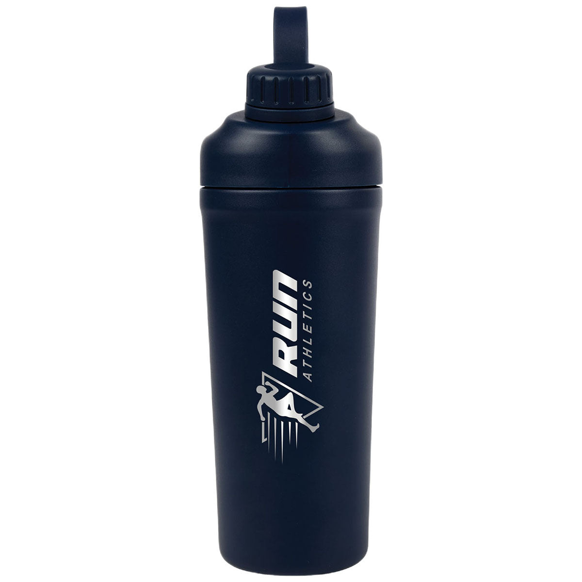 Logomark Navy Longden 26 oz. Double Wall, Stainless Steel Shaker Bottle