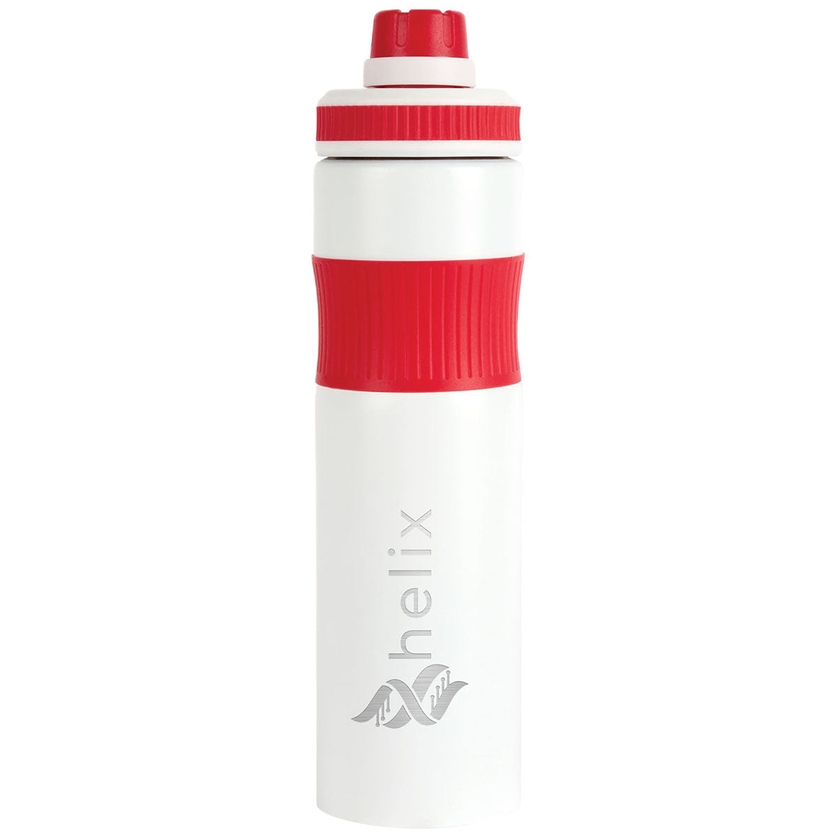 Logomark Red Prescott 26 oz. Single Wall Recycled Stainless Steel Bottle