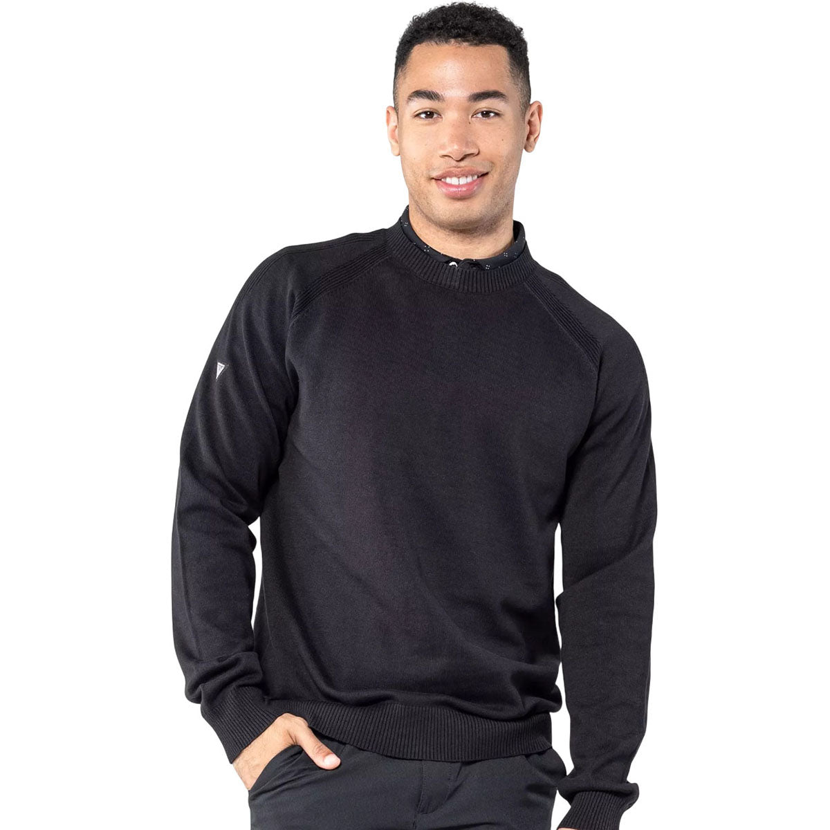 Levelwear Men's Black Fireside Sweater