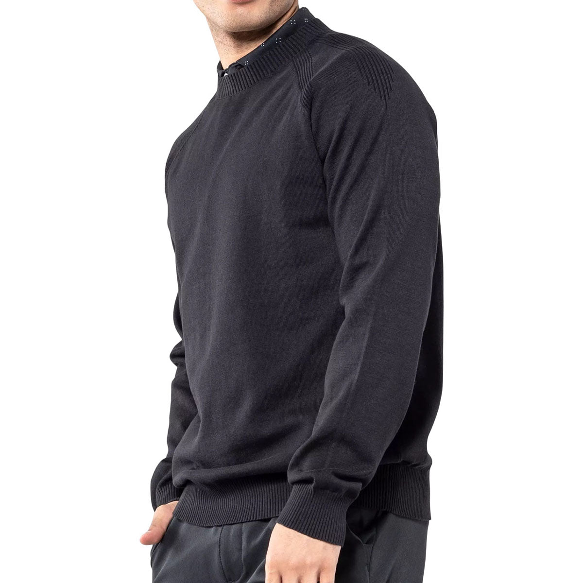 Levelwear Men's Black Fireside Sweater