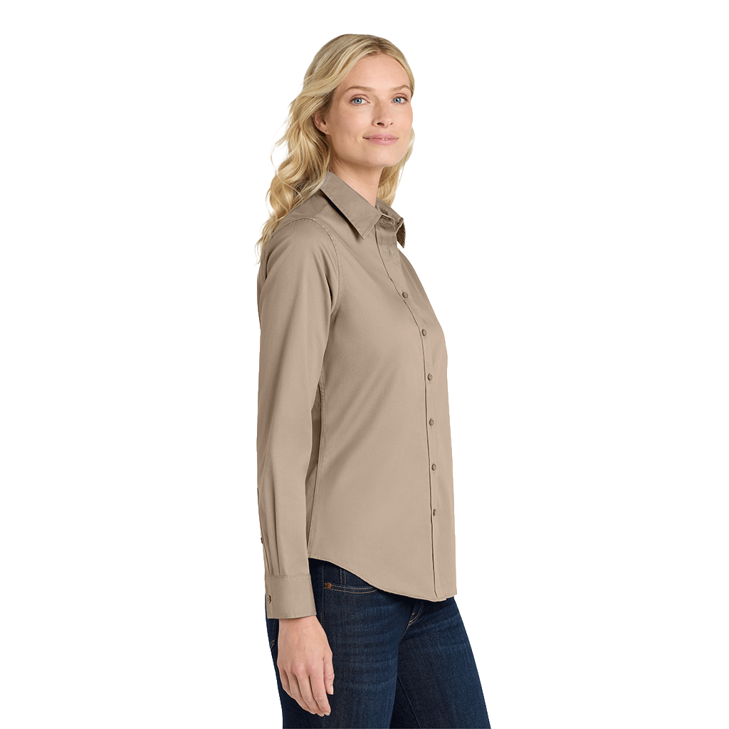 Port Authority Women's Stone Long Sleeve Easy Care Shirt