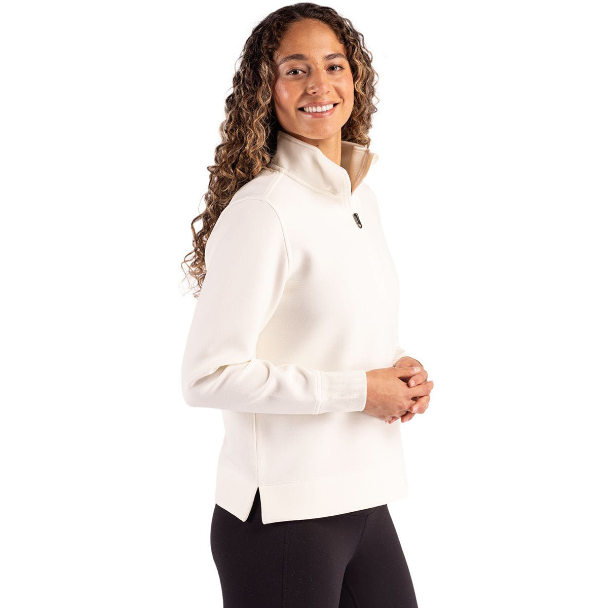 Cutter & Buck Women's Shell Roam Epic Versatility Quarter Zip Pullover
