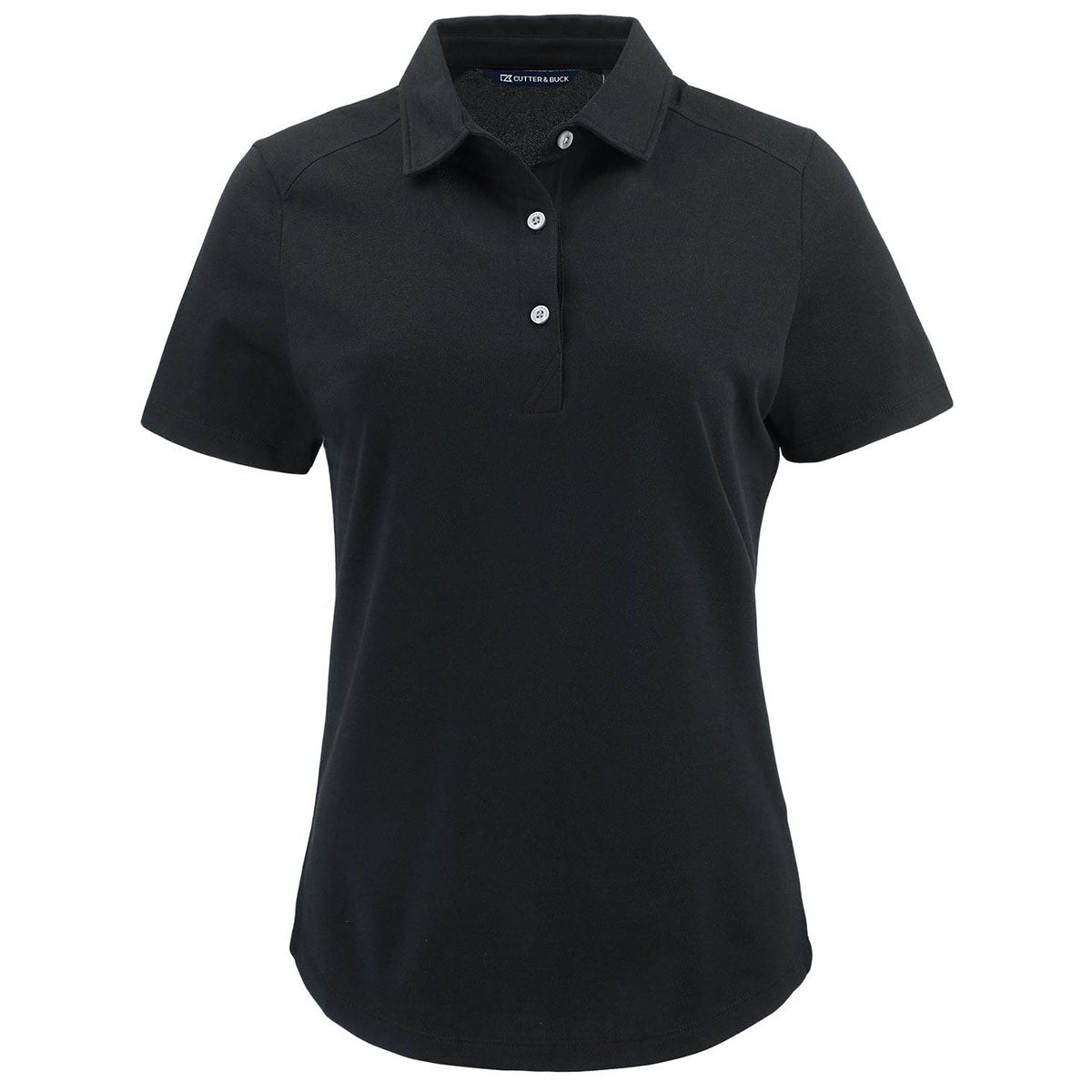 Cutter & Buck Women's Black Advantage Refresh Epic Confidence Recycled Tri-Blend Pique Polo