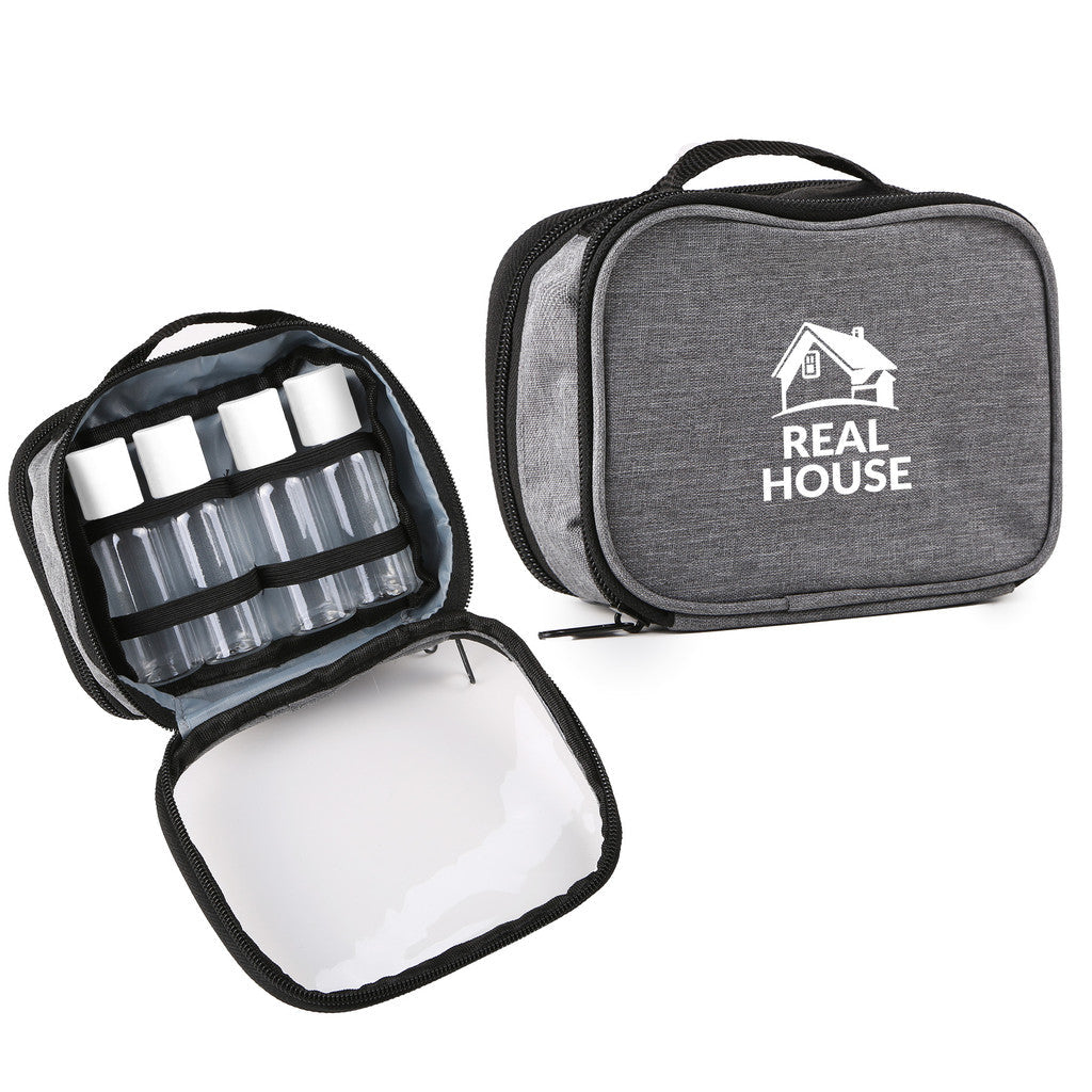 Mixie Grey/Black Journey Toiletry Set