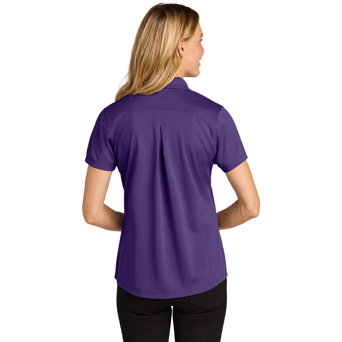 Port Authority Women's Prism Purple Wearever Performance Pique Polo