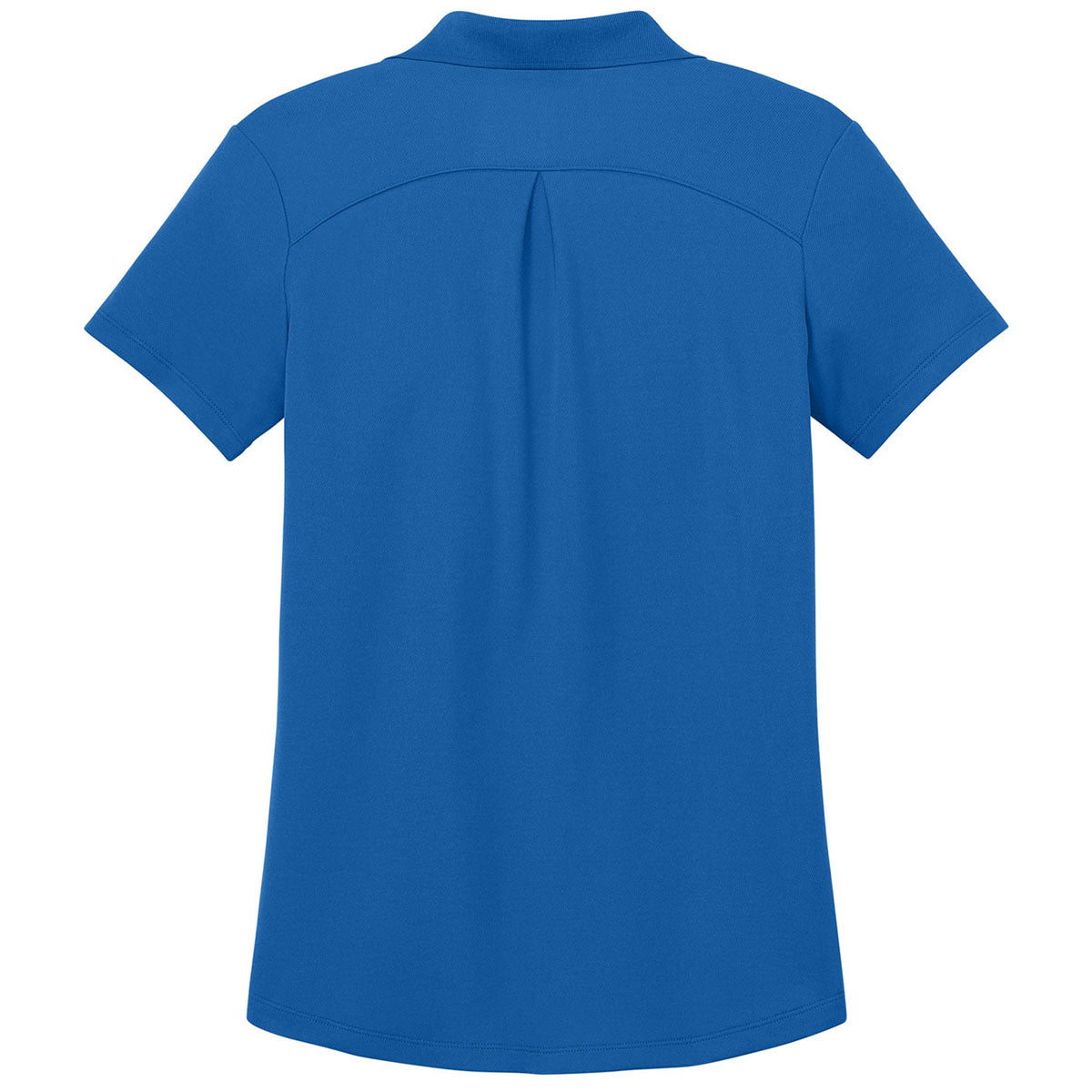 Port Authority Women's Strong Blue Plaited Pique Polo