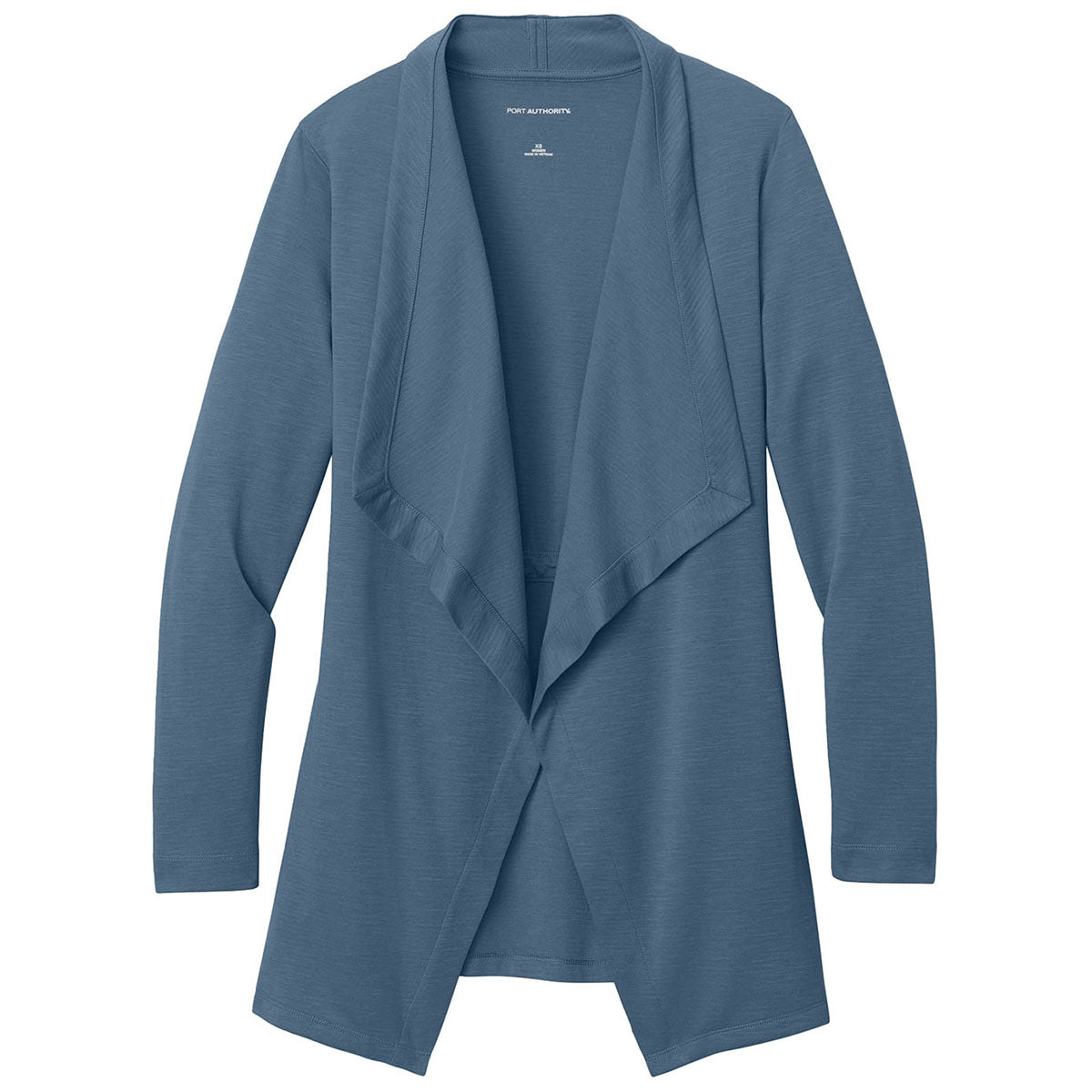 Port Authority Women's Dusk Blue Breakwater Open Cardigan