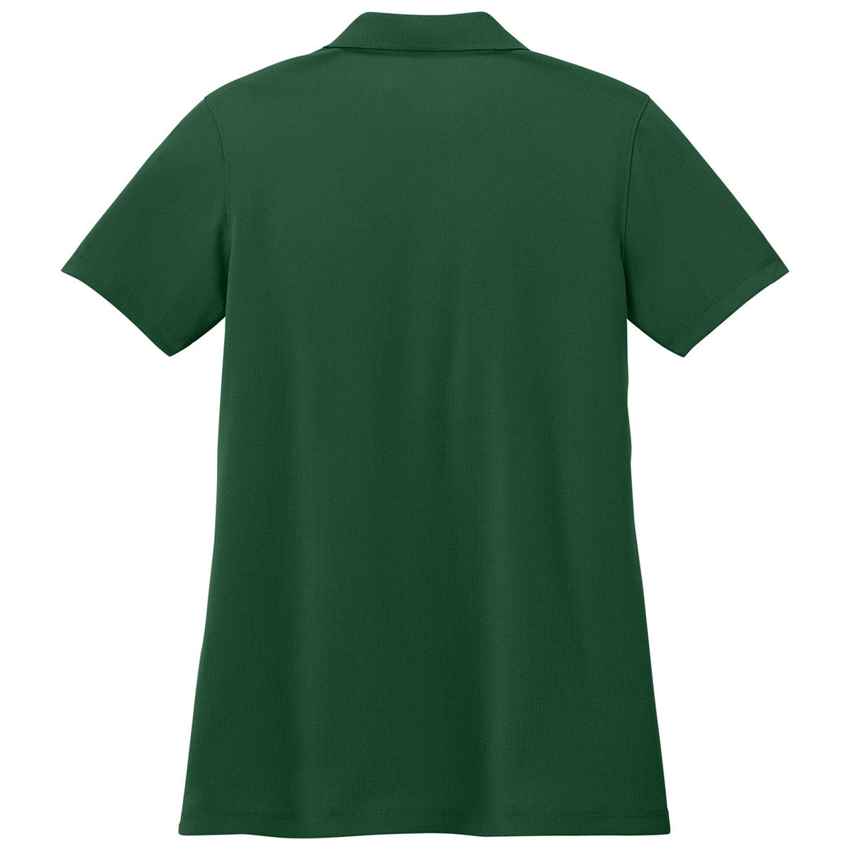 Port Authority Women's Hunter Green Dry Zone Stain-Release Grid Polo