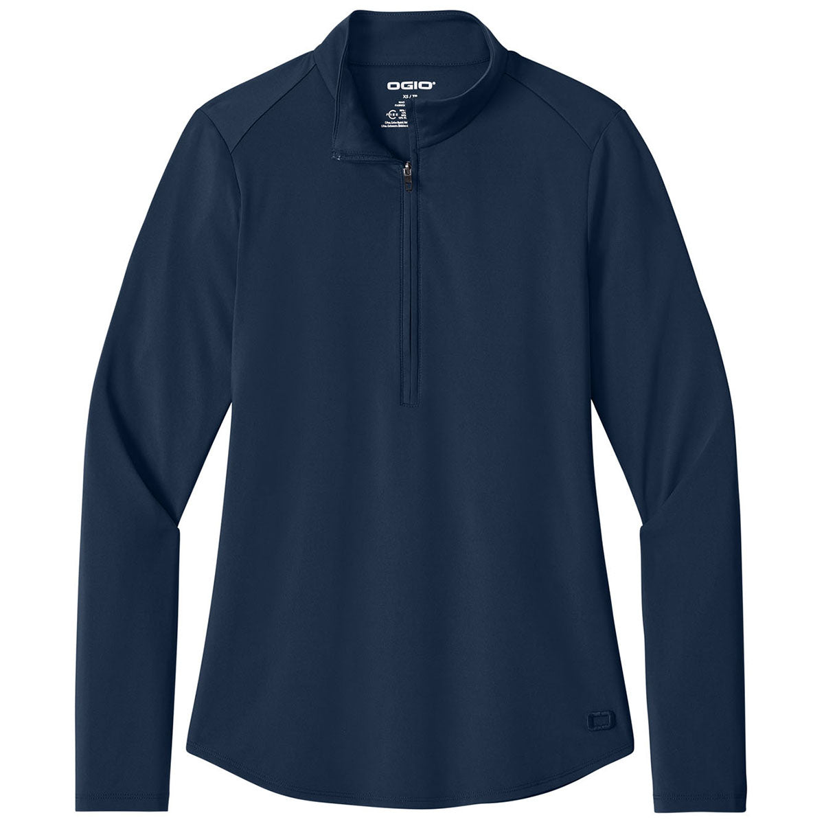 OGIO Women's River Blue Navy Regain 1/2-Zip