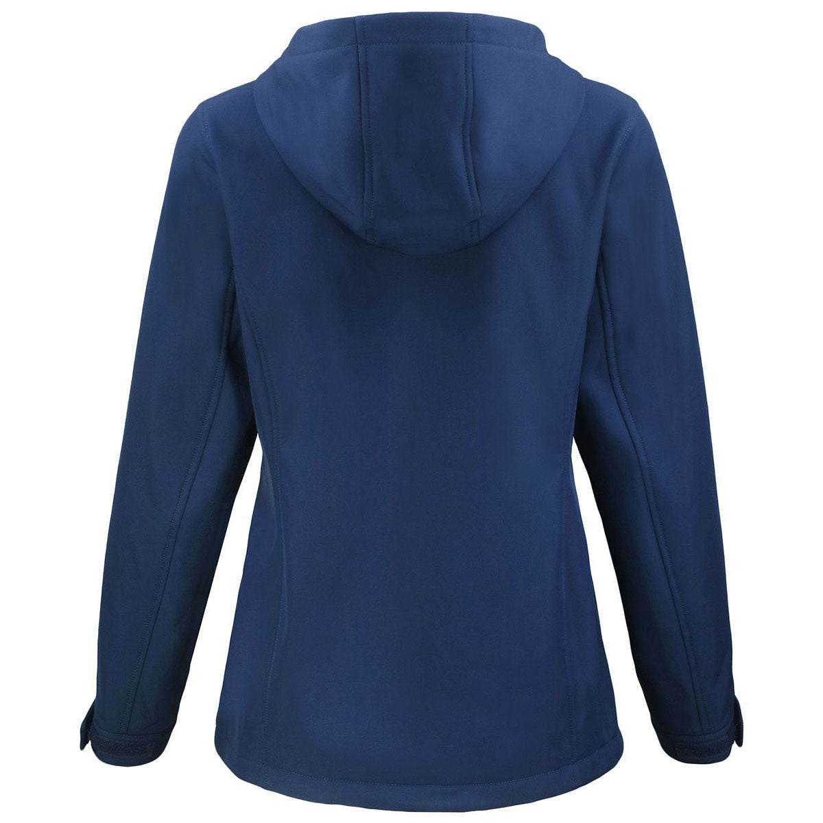 Clique Women's Dark Navy Telemark Eco Stretch Softshell Full Zip Hooded Jacket