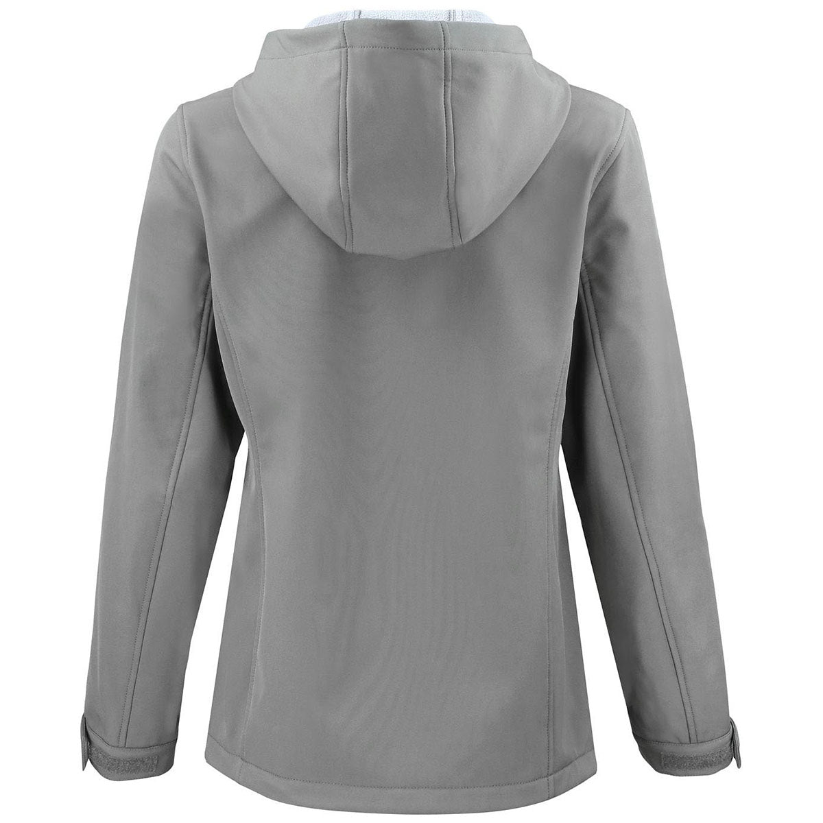 Clique Women's Pure Slate Telemark Eco Stretch Softshell Full Zip Hooded Jacket
