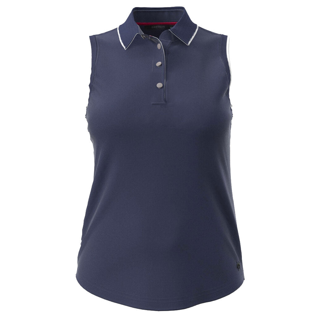 Greyson Women's Maltese Blue Sleeveless Scarlett Polo