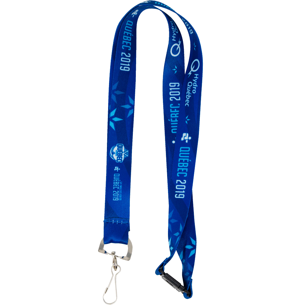 BCG Custom 3/4" W X 36" L Dye Sublimated Lanyards