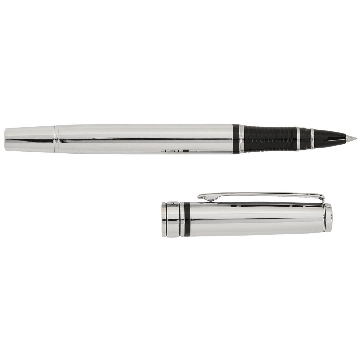 Bettoni Chrome Avellino Recycled Brass Cap-Off Rollerball Pen