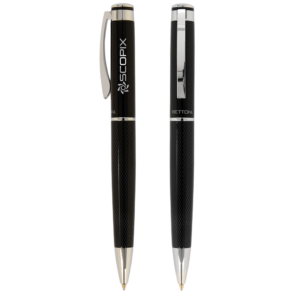 Bettoni Black Lazio Recycled Brass Ballpoint Pen