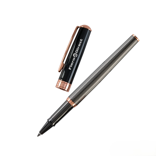 Bettoni Black Bellora Brass Rollerball Pen