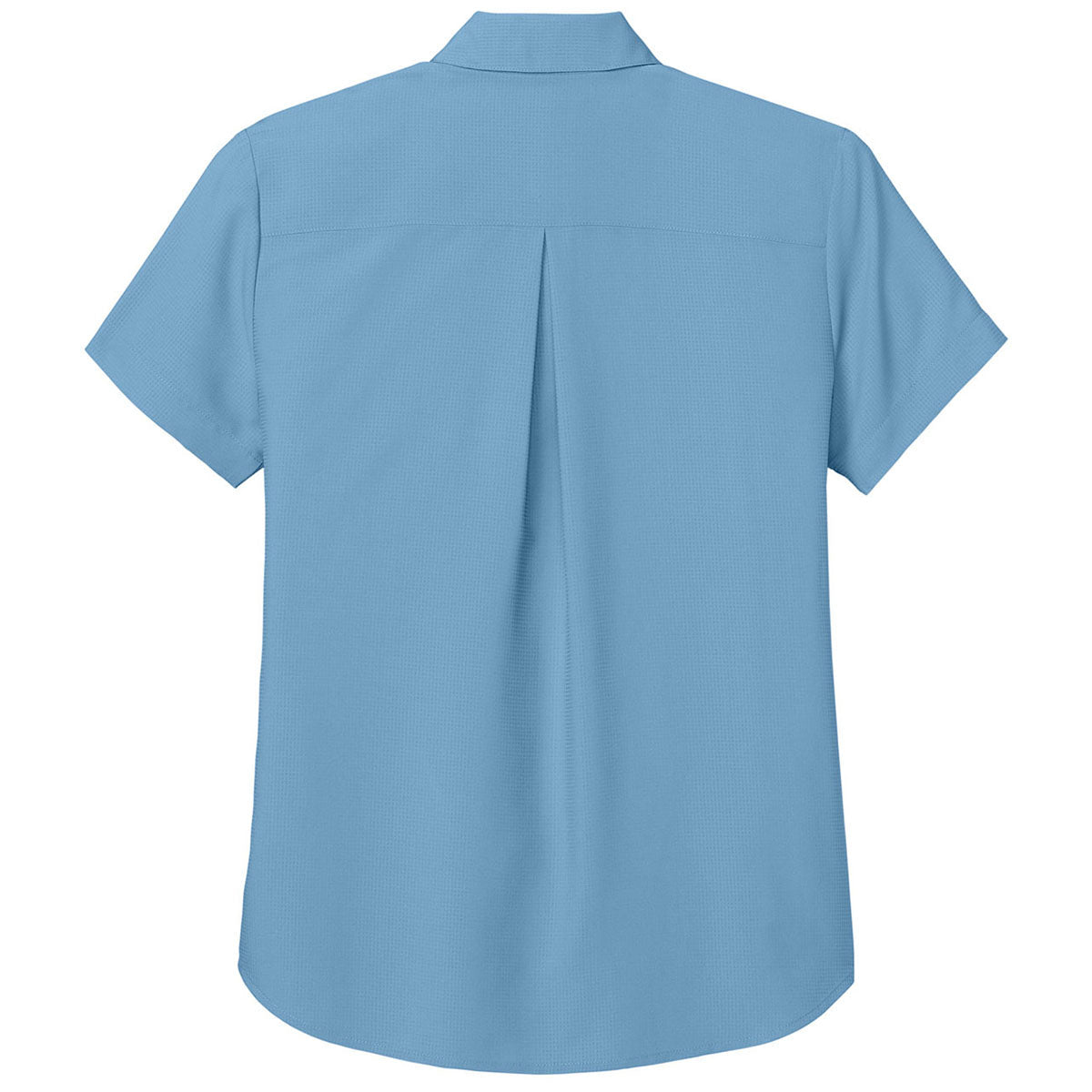 Port Authority Women's Carolina Blue Short Sleeve UV Dockside Shirt