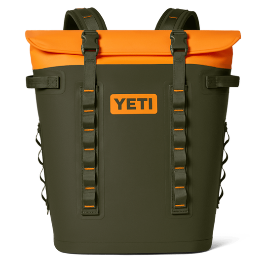 YETI Olive/King Crab Orange Hopper M20 Soft Backpack Cooler (Seasonal Color)