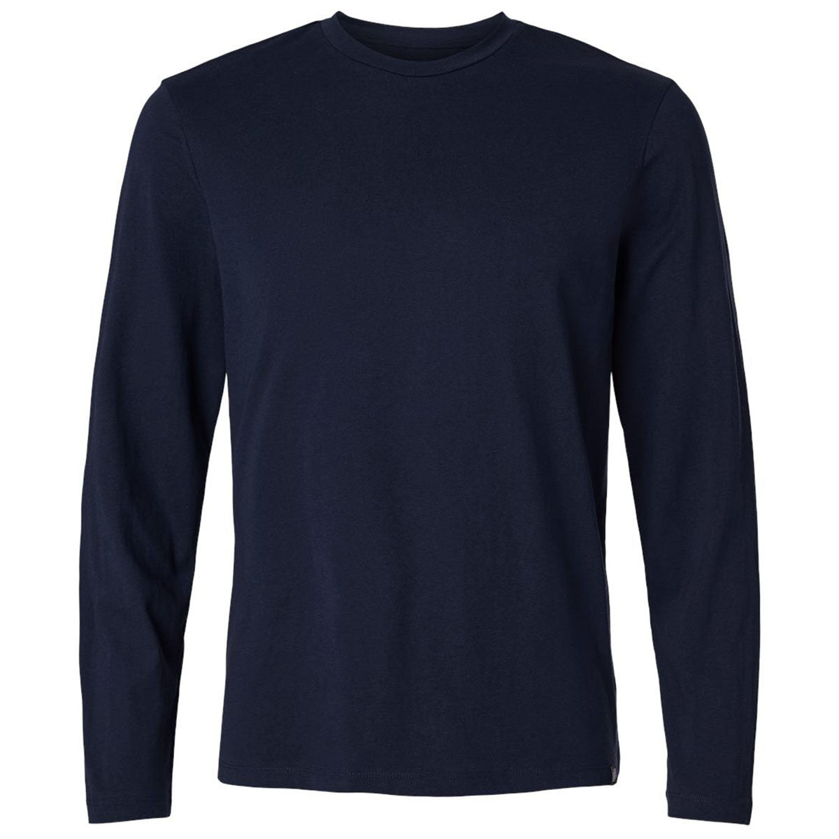 Jaanuu Men's Midnight Navy RegenX Cotton Underscrub Long Sleeve T-Shirt