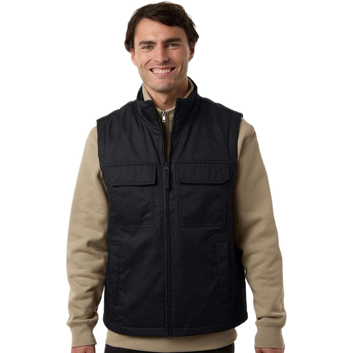 Harriton Unisex Black ClimaBloc Station Vest