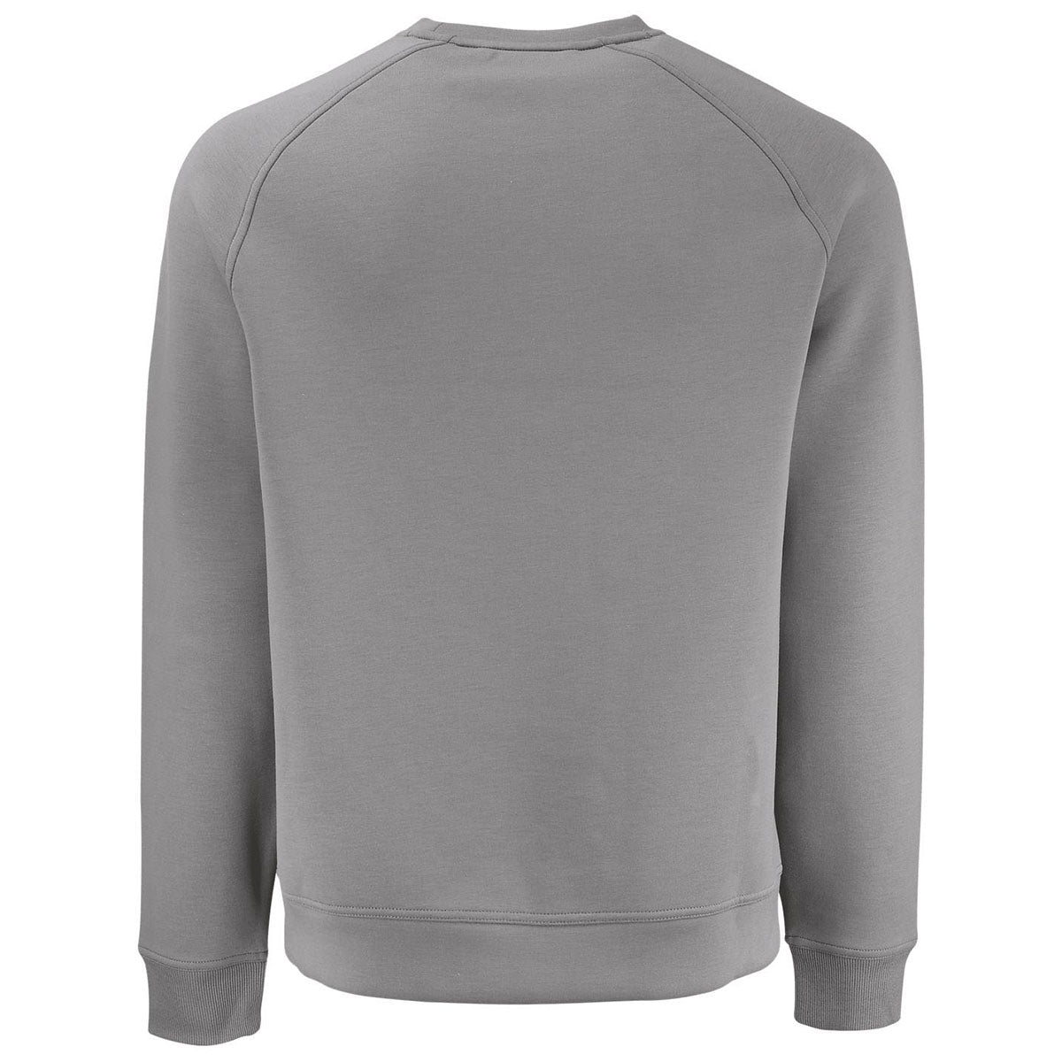 Cutter & Buck Men's Elemental Grey Roam Recycled Crew Neck Pullover