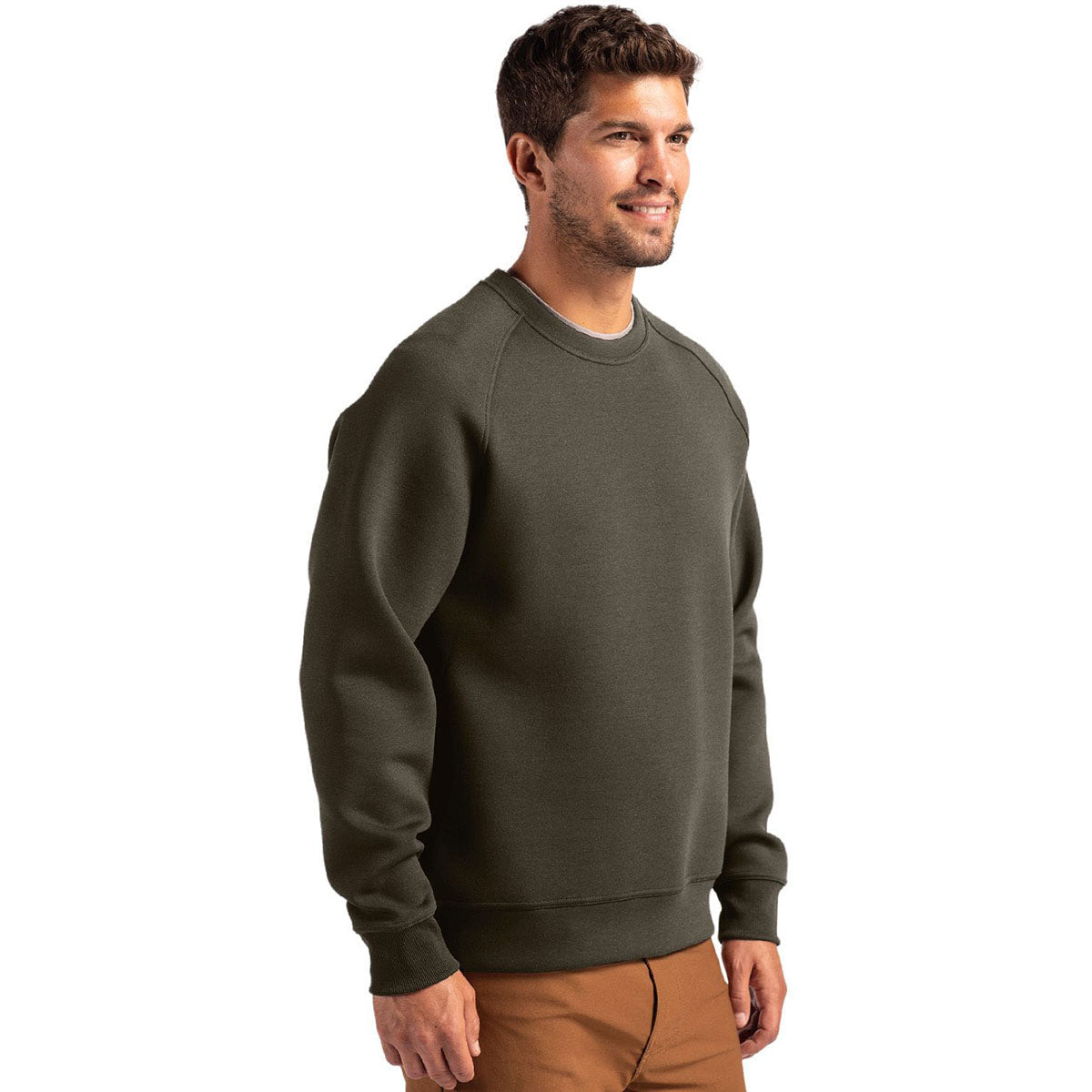 Cutter & Buck Men's Poplar Roam Recycled Crew Neck Pullover