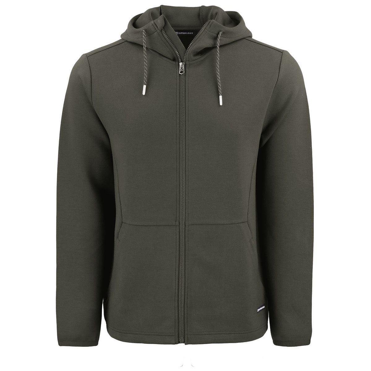 Cutter & Buck Men's Poplar Roam Epic Comfort Recycled Full Zip Hooded Jacket