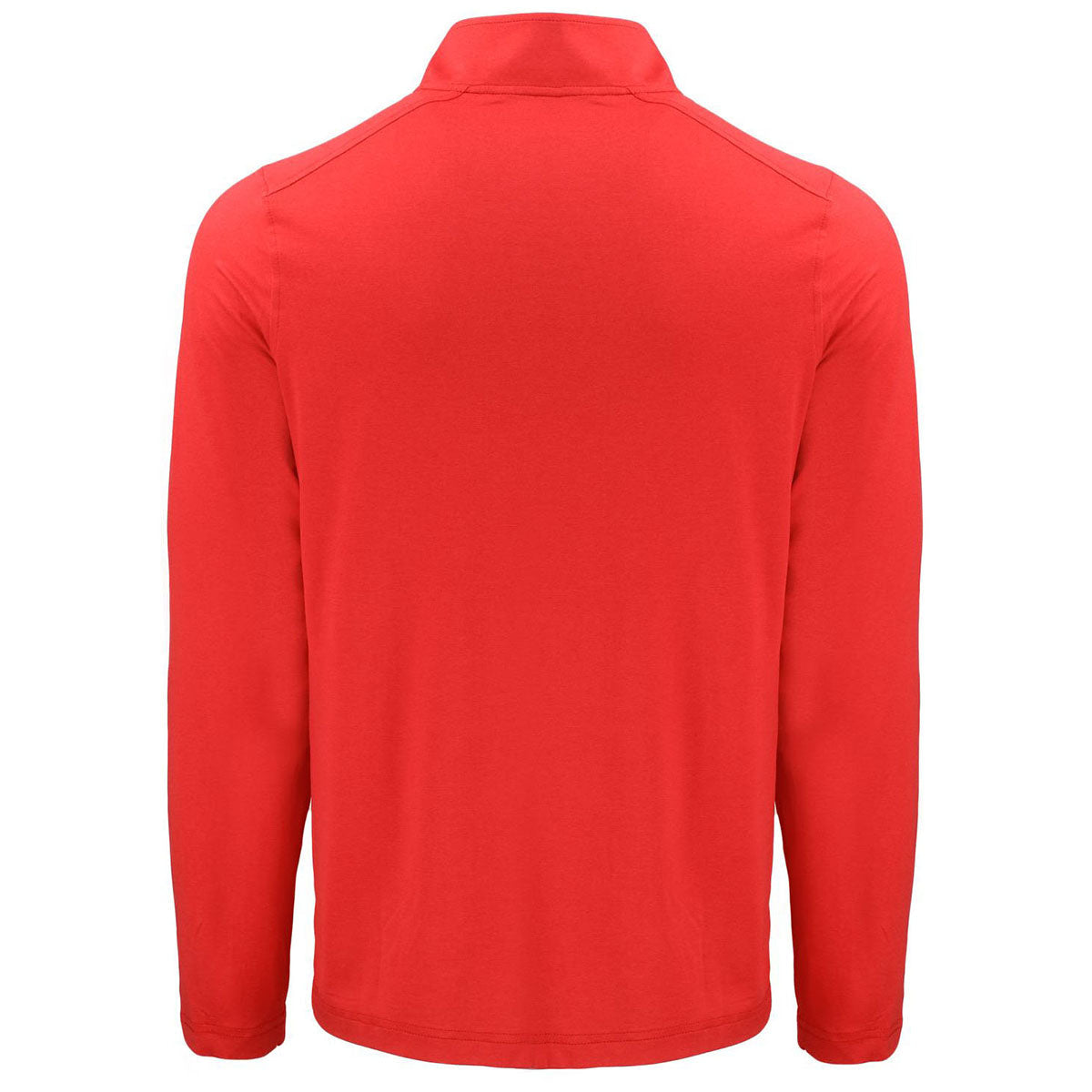 Cutter & Buck Men's Red Coastline Epic Comfort Recycled Quarter Zip