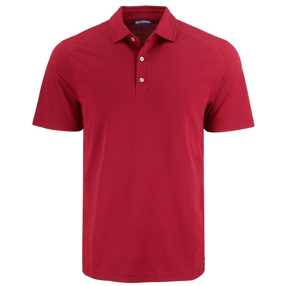 Cutter & Buck Men's Cardinal Red Advantage Refresh Epic Confidence Recycled Tri-Blend Pique Polo