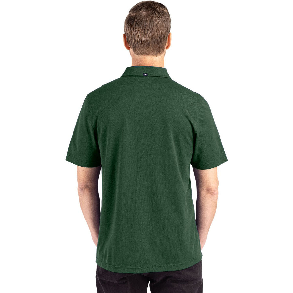 Cutter & Buck Men's Hunter Advantage Refresh Epic Confidence Recycled Tri-Blend Pique Polo