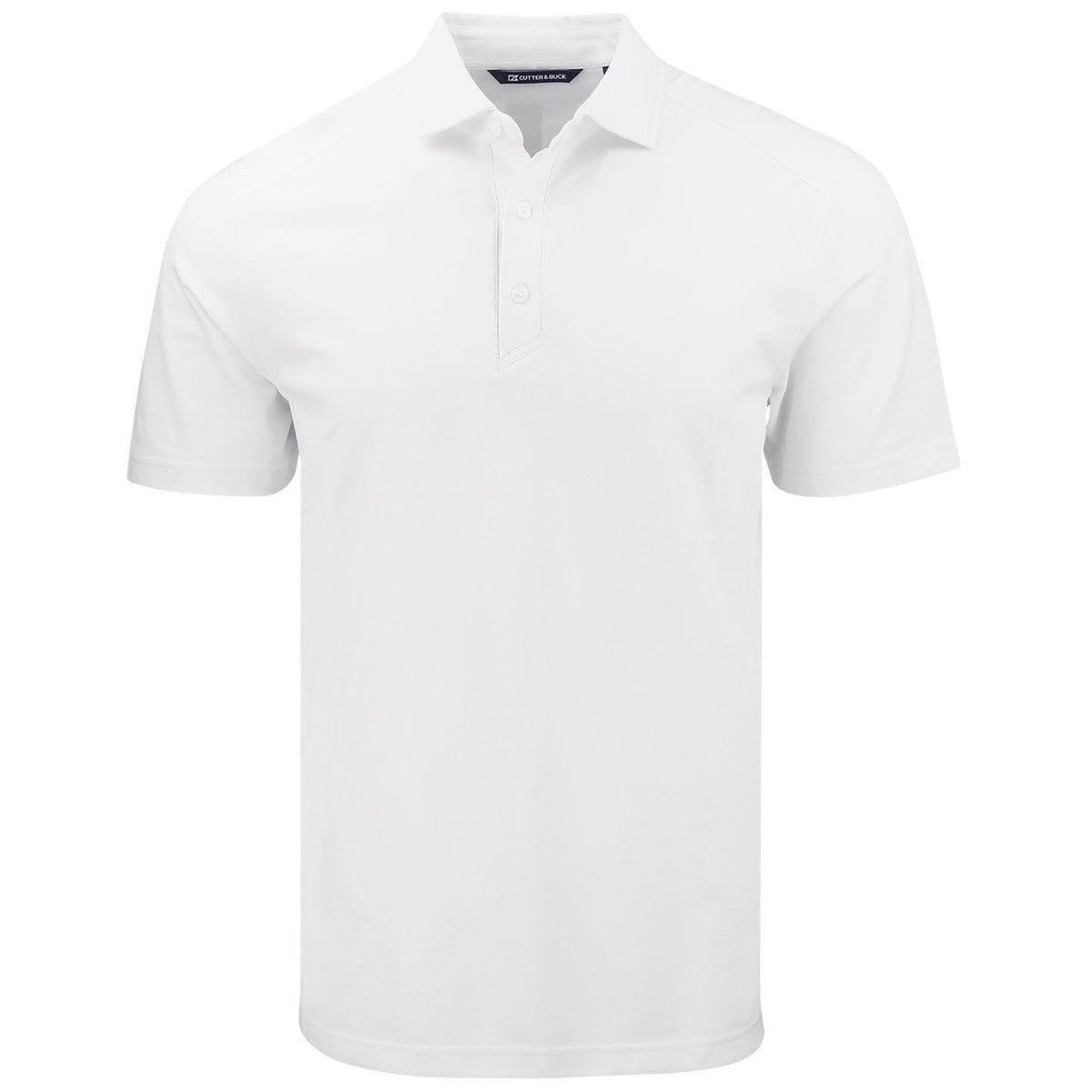Cutter & Buck Men's White Advantage Refresh Epic Confidence Recycled Tri-Blend Pique Polo