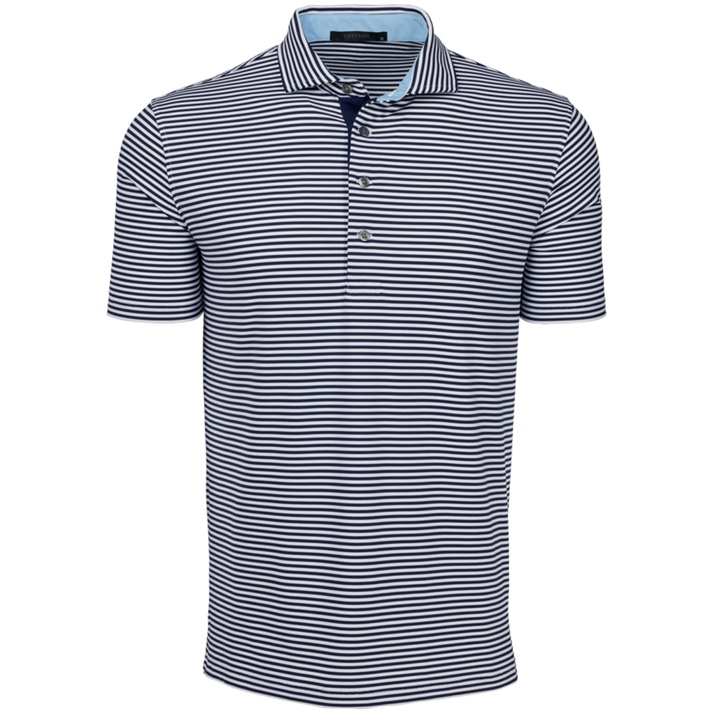 Greyson Men's Arctic/Maltese Blue Quogue Polo