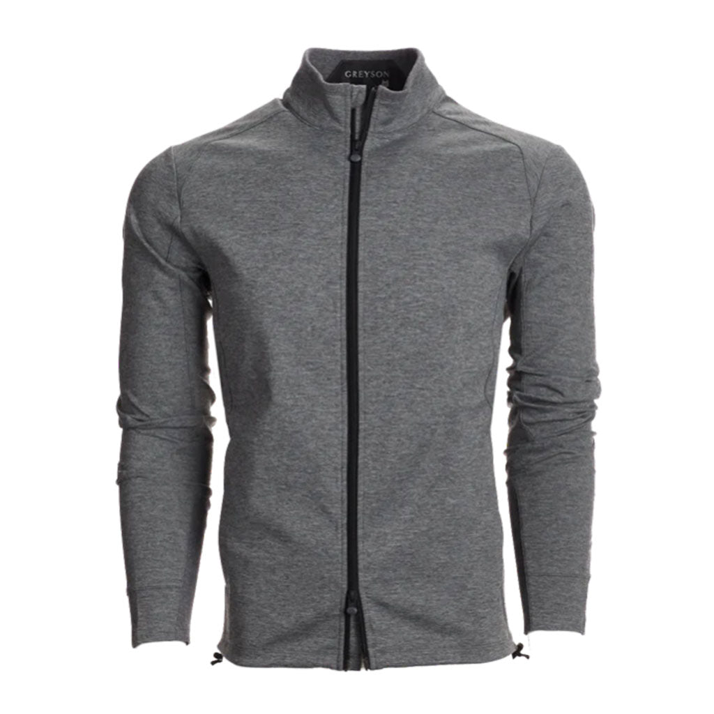 Greyson Men's Smoke Heather Sequoia Full Zip